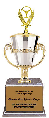 BMRC Winged Wheel Racing Cup Trophies with Three Size Options