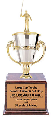 CFRC Surf Fisherman Cup Trophies with Five Size Options
