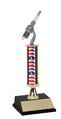 R1R Spark Plug Trophies Three Toppers Available