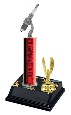 R2 Spark Plug Trophies, Choose from 3 Toppers