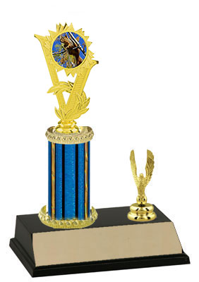 R2 Squirrel Hunt Trophy with a single round column and trim.