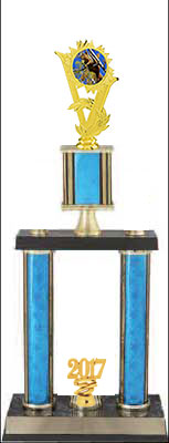 2DPSR Squirrel Hunt Trophies with double posts and stacked column design