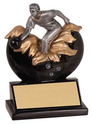 Awesome Bowling Trophy for Men Bowlers