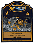 Resin Fishing Plaque Award WTR790