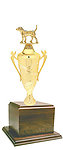 Genuine Walnut Beagle Field Trial Cup Trophies 2800 Series