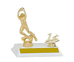 2BF-5004 Youth Football Trophies Making the Catch