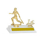 Well Hit Baseball Trophy, 2BF-5057M with side trim