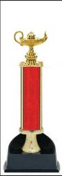 R1R Academic Trophies with a single round column, and riser.