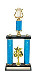 2PSRR-425 Two Post Music lyre Trophy