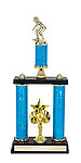 Large Female Wrestling Trophies, 24 to 36 inches tall
