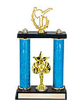 2P Martial Arts Trophies 18 to 28 inches tall