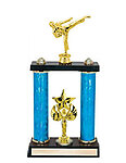 Male Double Post Karate Trophy 2P-9410