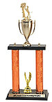  Two Post Nite Hunt Trophy with Cup 2PC