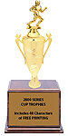 CF-Cup-7507 Football Cup Trophy in cherry finish