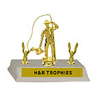 3BF-80705 Fly Fisherman Trophy with two trims