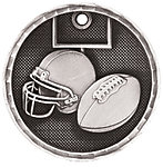 3D Football Medals 3D206 with Neck Ribbons