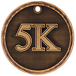 3D  5K Medals 3D221 with Neck Ribbons