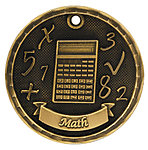 3D Math Medals 3D304 with Neck Ribbons