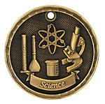 3D Science Medals 3D310 with Neck Ribbons