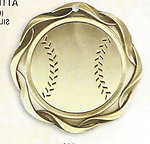 Fusion Baseball Medals 45003 with Neck Ribbons