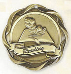 Fusion Reading Medals 45007 with Neck Ribbons
