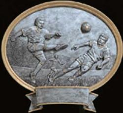 Resin Men's Soccer Plaque Award