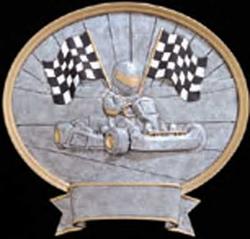 Racing Go-Kart Plaque