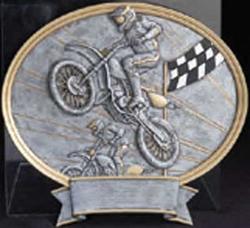 Motocross Trophy Plaque Award
