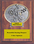 Cherry Finish Motocross Plaque 54358CFv