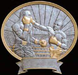 Resin Oval Boxing Plaque Award