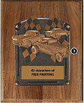 Car Show Cherry Genuine Walnut Plaque Legend of Fame 54757-CF810