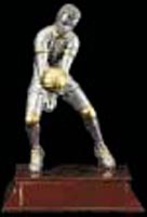 Men's Resin Volleyball Trophy Statue 55518GS