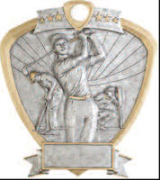 Female Resin Golf Plaque Award (58622)