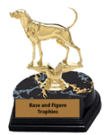 Small Coonhound Bench Show Trophies