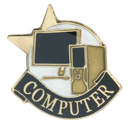 Computer Lapel Pin