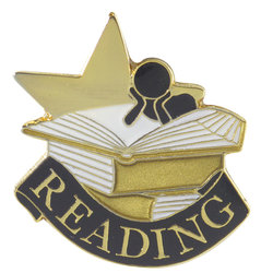 Reading Lapel Pin