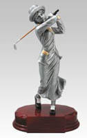Women's Golf Trophy Sculpture