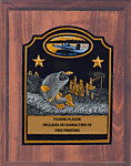 Cherry Finish Fish Plaque Award WTR790-CF810
