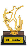 90435 Small silhouette Soccer Trophies for boys and girls