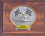 Go-Kart 54350CFH Cherry Finish Plaque