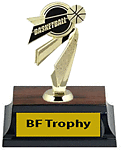 Youth Bullseye Basketball Trophies for Boys and Girls, BF5405