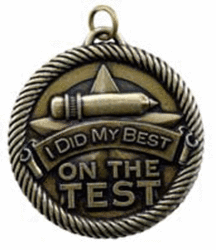 I Did My Best on the Test Medal VM-272 with Neck Ribbon