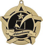 Superstar Attendance Medals 43016 with Neck Ribbons