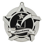 Superstar Attendance Medals 43016 with Neck Ribbons