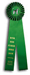Dog Show and Field Trial Rosette Ribbons two streamers TR57ft2