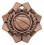 Imperial Basketball Medals 43605 with Neck Ribbons