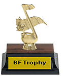 Music Note Trophy, BF-426