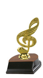 Small Music Trophy,  Band Trophy, BF