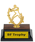 Youth Football Trophies BF-90475 Quarter Gonna Pass