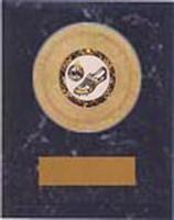 Track and Field Plaque in Black Marble Finish MY1094